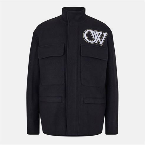 OFF WHITE - Men's Insulated Short Puffer Jacket