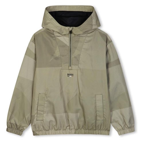 Boss - Kids' Hooded Water-Resistant Windbreaker