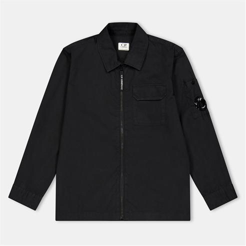 CP COMPANY - Kids' Button-Front Long Sleeve Overshirt