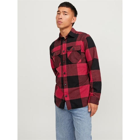 Jack and Jones - Men's Buffalo Check Overshirt