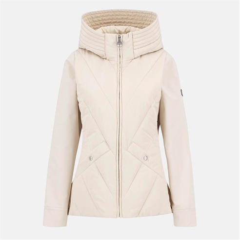 Barbour International - Women's Diablo Quilted Long Sleeve Slim Fit Hybrid Jacket