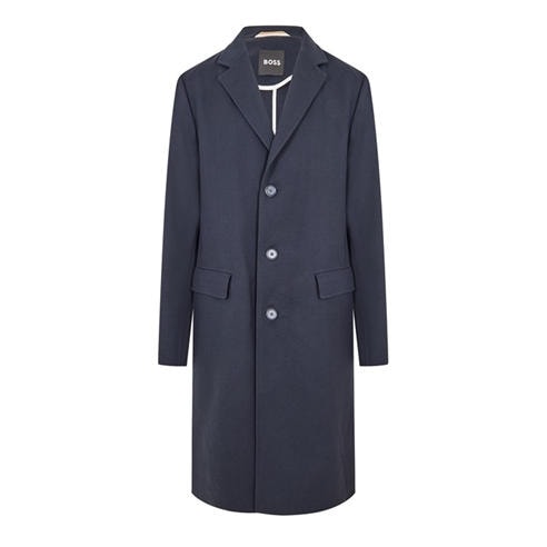 Boss - Men's C-Hyde-Flaps Overcoat