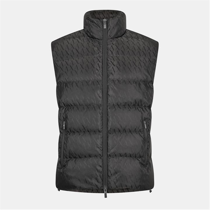 Armani Exchange Men's Grey Down Gilet