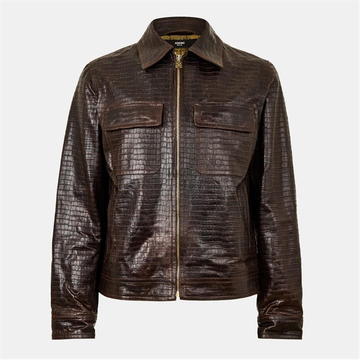 AMIRI MEN'S LEATHER JACKET