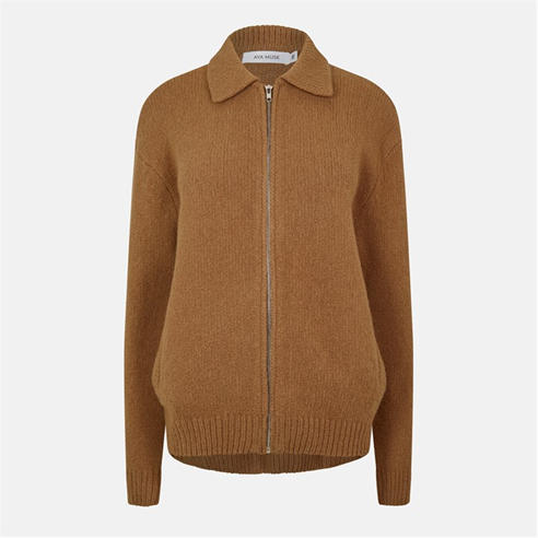 AYA MUSE - Women's  Wool Long Sleeve Zip-Up Hybrid Jacket