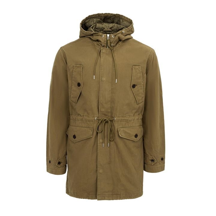 PRETTY GREEN MENS CASSETTE PARKA