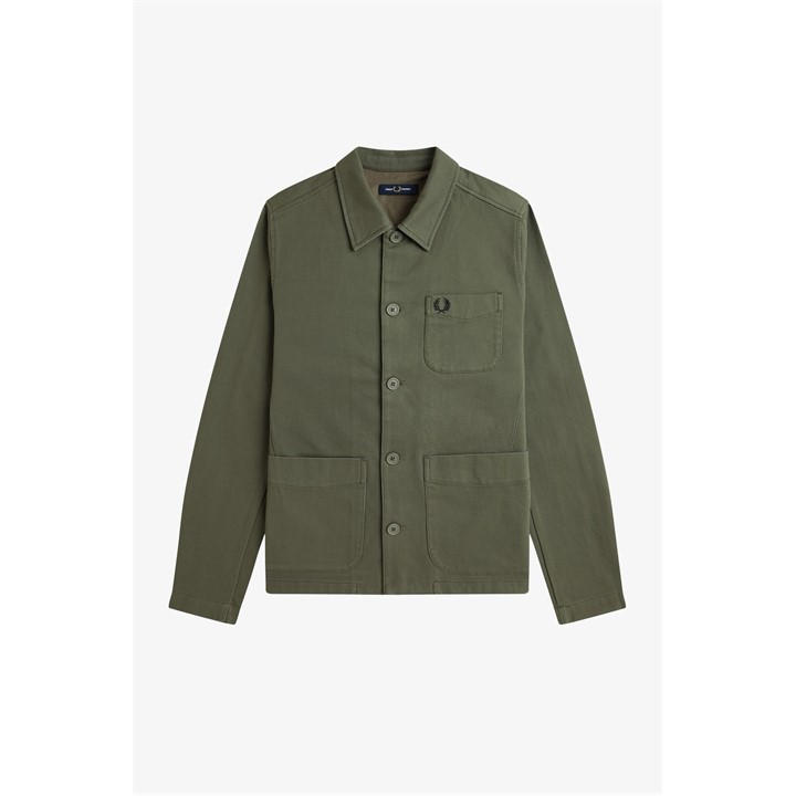 Fred Perry Men's Green Fred Bedford Cord Os Sn54 Large