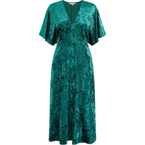 Yumi - Women's Velvet Kimono Open-Front Overcoat