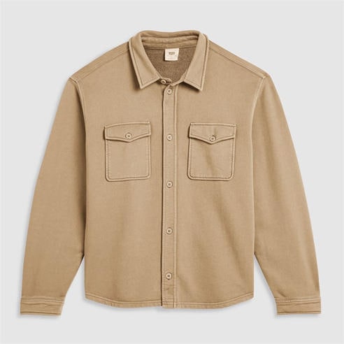 Levis - Men's Bayview Soft Worker Cotton Long-Sleeve Overshirt