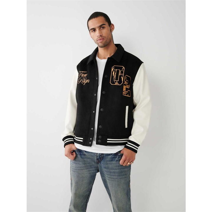 TRUE RELIGION VARSITY JACKET MENS