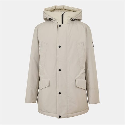 Boss - Men's Osias Water Repellent Insulated Relaxed Fit Parka