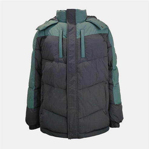 Jack Wills - Men's Coast Water and Wind Resistant Hooded Short Puffer Jacket