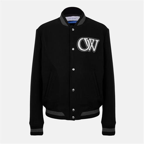 OFF WHITE - Off Varsity Bomber Sn99
