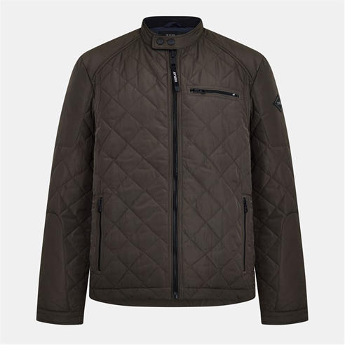 Replay - Men's Biker Diamond Quilted Jacket