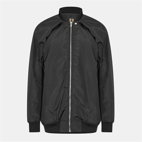 RICK OWENS DRKSHDW - Men's Peter Geometric Cut Streamlined Bomber Jacket