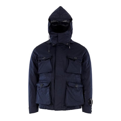 CP COMPANY - Men's Mille Micro Hooded Long Sleeve Zip Parka