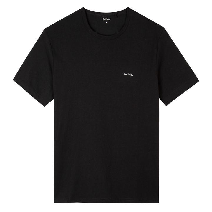 PAUL SMITH MENS REGULAR FIT CHEST LOGO T-SHIR