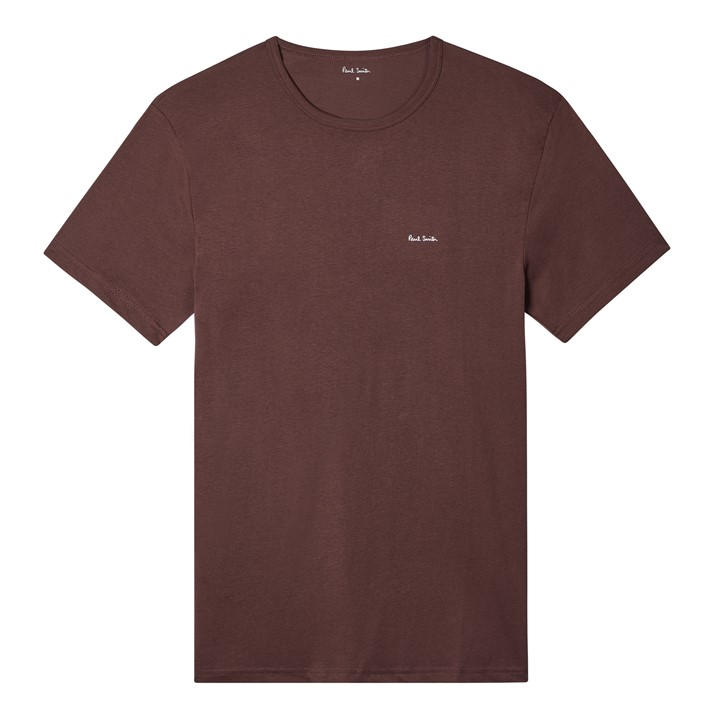 Paul Smith Men's Red Regular Fit Chest Logo T-Shirt 2XL