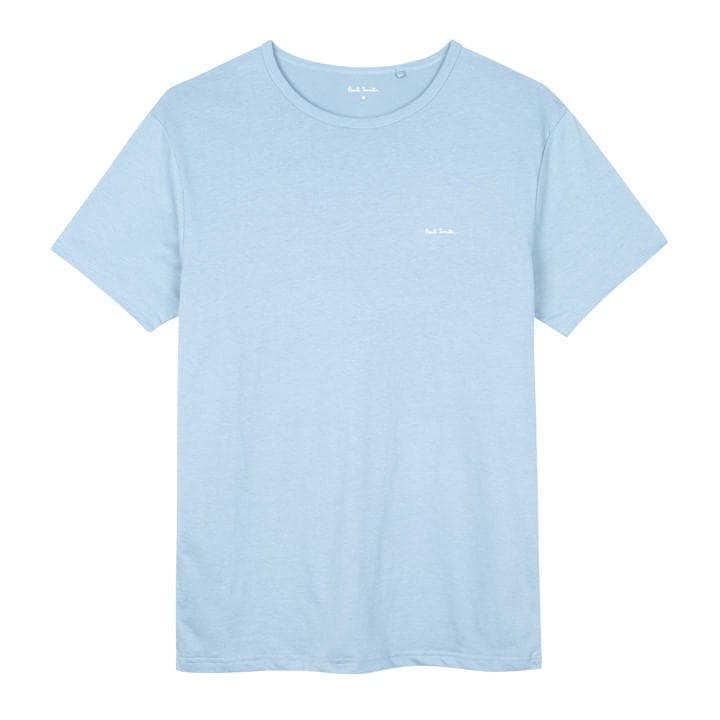 Paul Smith Men's Blue Chest Logo T Shirt Medium