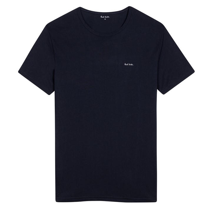 Paul Smith Men's Blue Chest Logo T Shirt 2XL