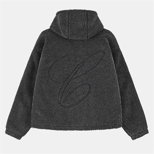 THE COUTURE CLUB - Men's Sherpa Zipped Bomber Jacket
