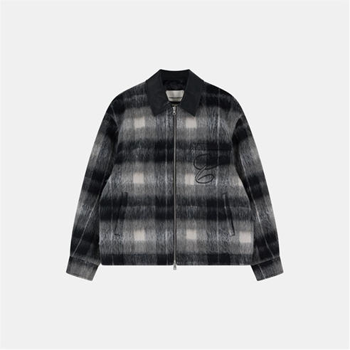 THE COUTURE CLUB - Men's Check Coach Jacket