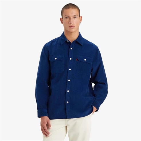 Levis - Men's Jackson Worker Estate Blue Overshirt