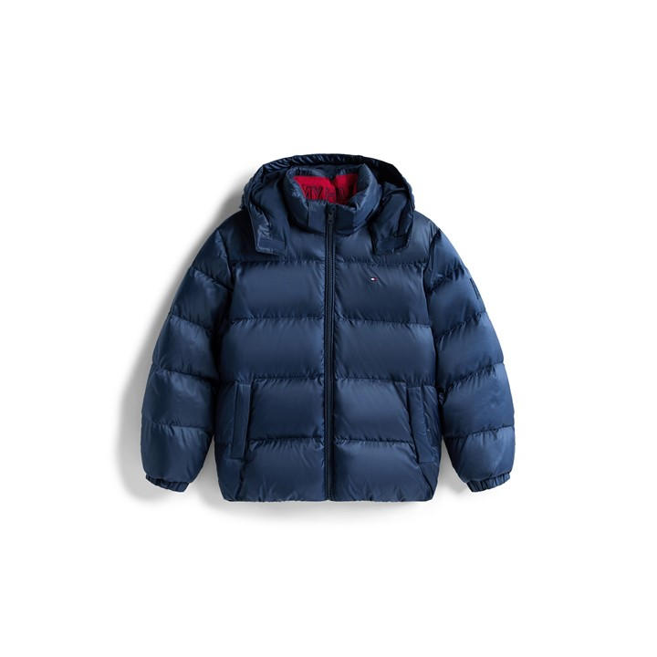 Tommy Hilfiger Boys Blue Tommy Essential Jkt Jn54