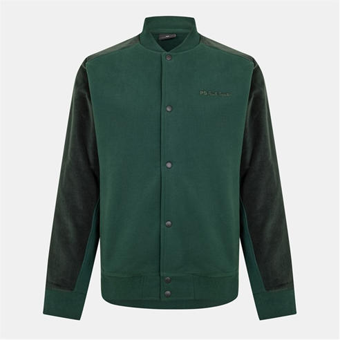 PS Paul Smith - Men's Cord Bomber Varsity Jacket