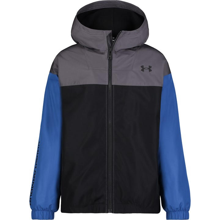 Under Armour Boys Blue Windbreaker Jacket Juniors Size 11