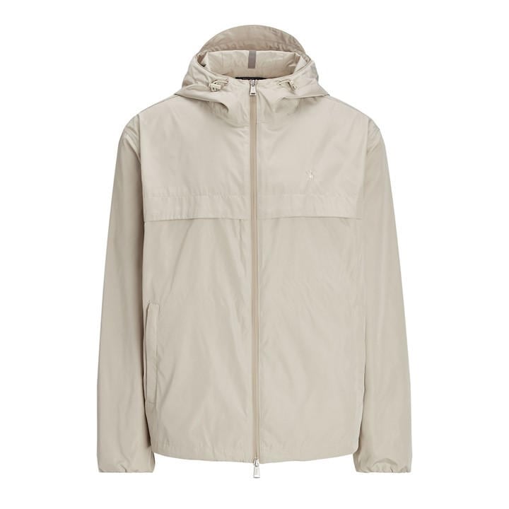 Polo Ralph Lauren Men's Beige Lightweight Hooded Jacket Medium