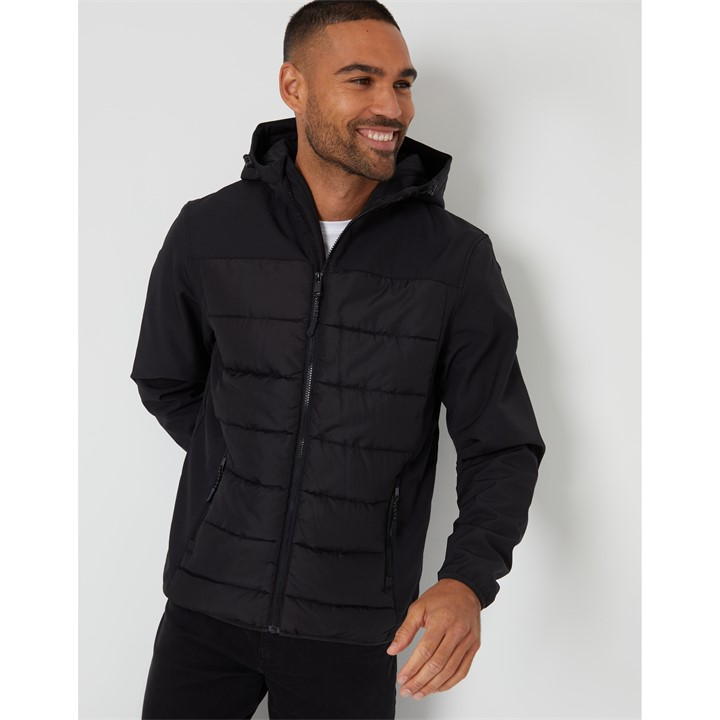 Black - Threadbare - Boxing Jacket Mens