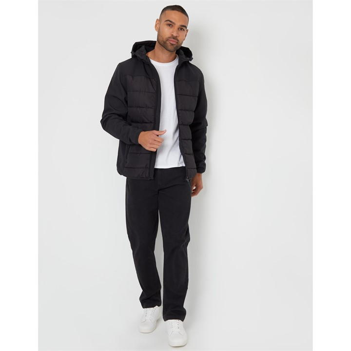 Black - Threadbare - Boxing Jacket Mens