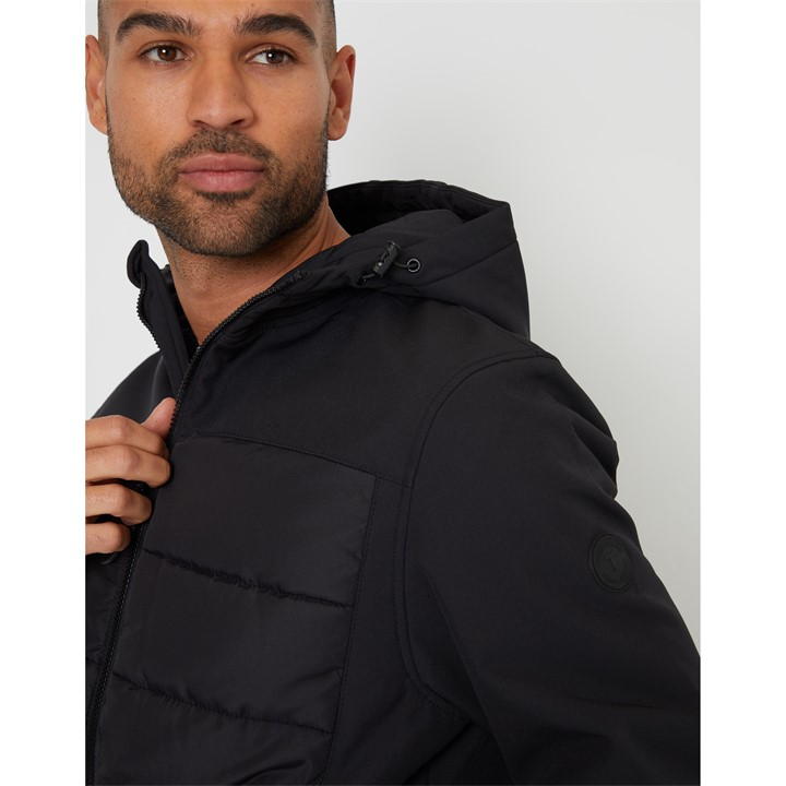Black - Threadbare - Boxing Jacket Mens