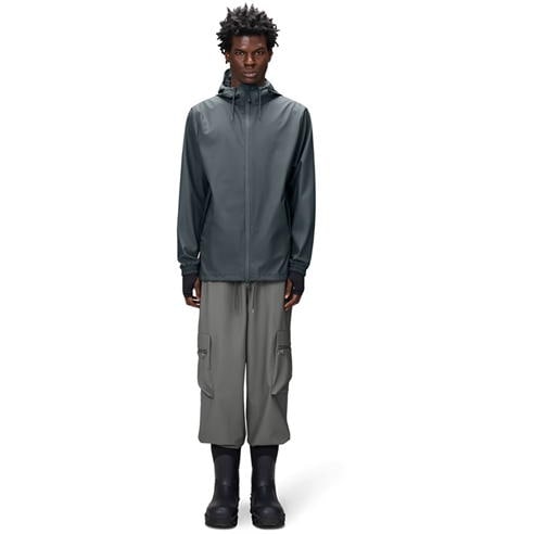 Rains - Men's Storm Breaker Water Resistant Hooded Long Sleeve Rain Anorak