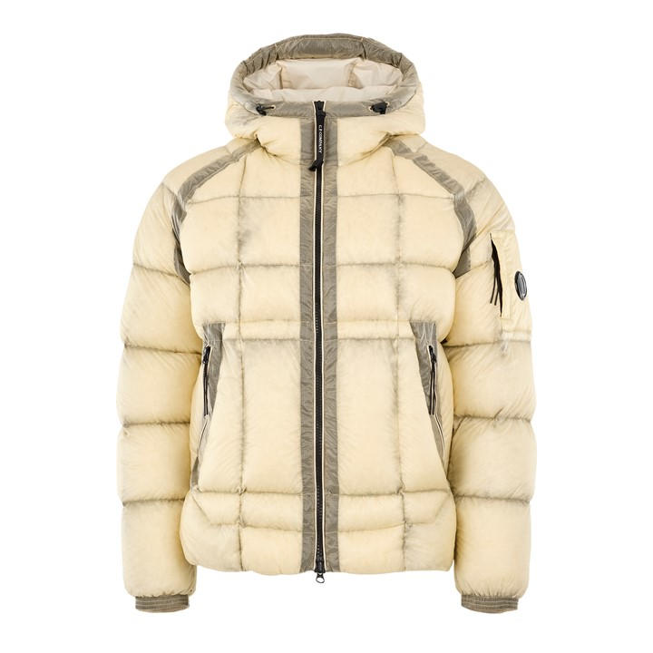 Cp Company Men's Beige Dd Shell Medium Down Jacket