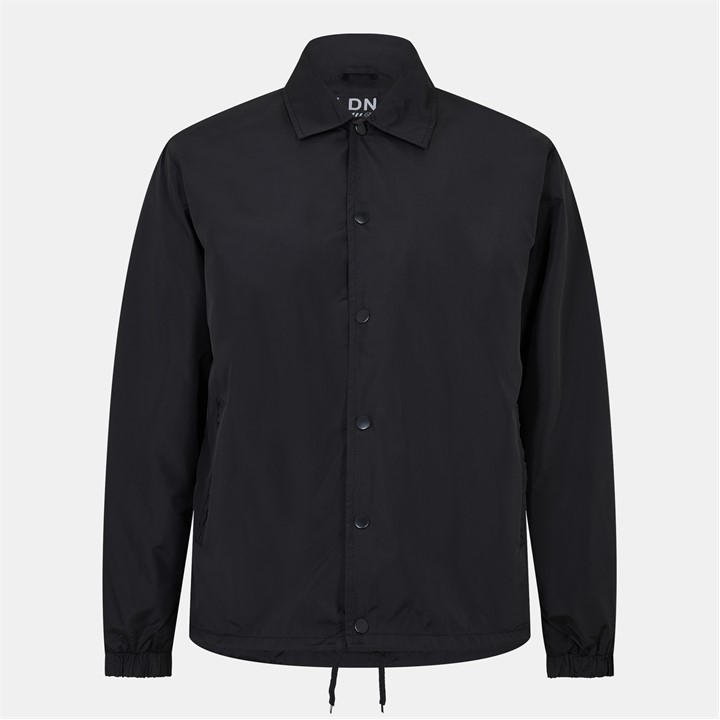 Brave Soul Men's Black Weight Coach Jacket Medium