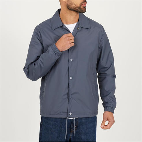 Brave Soul - Mens Lightweight Coach Jacket with Drawcord Hem