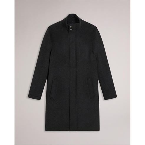 Ted Baker - Men's Funnel Neck Overcoat