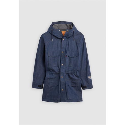 Levis - Men's Levi's x Oasis Hooded Denim Long Sleeve Parka