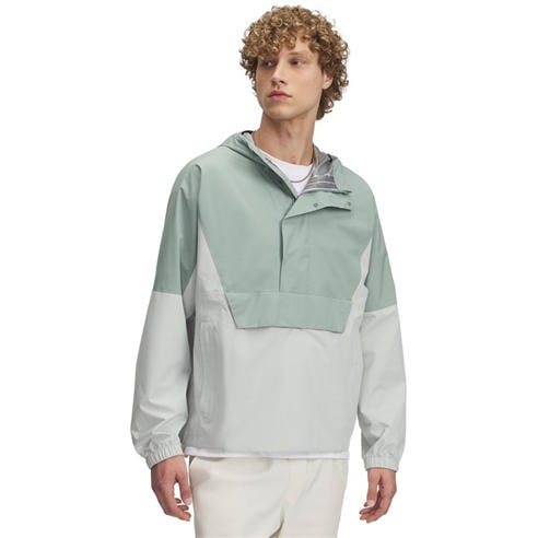 Under Armour - Men's Cloudstrike Waterproof Half-Zip Packable Rain Anorak