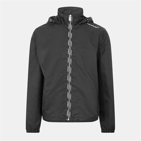OFF WHITE - Men's Book Technical Weather Protection Windbreaker