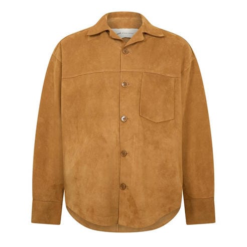 AMI PARIS - Men's Suede Overshirt