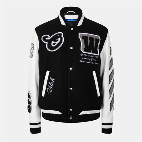 OFF WHITE - Wool Varsity Jacket