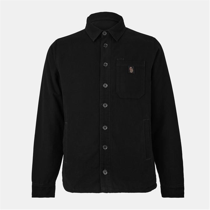 Luke Men's Black Bala Shacket Small