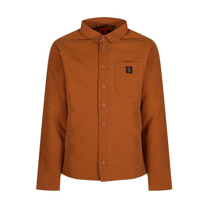 Luke Men's Brown Bala Shacket Extra Small