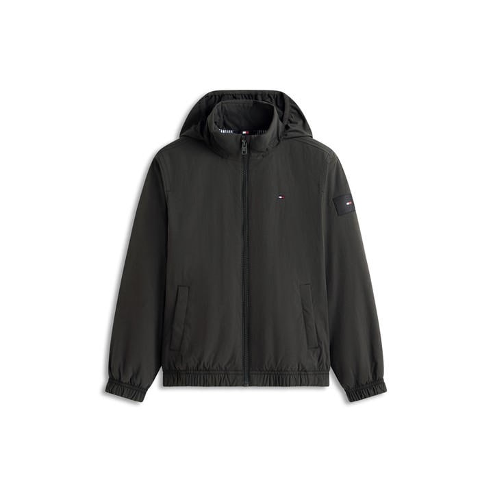 Tommy Hilfiger Boys Black Tommy Essential Jkt Jn61