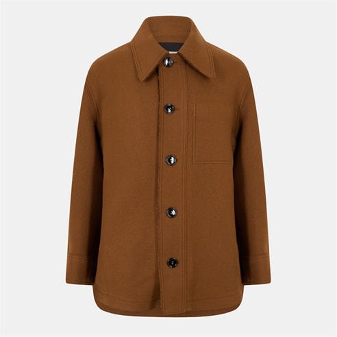 AMI PARIS - Men's Wool Structured Overshirt
