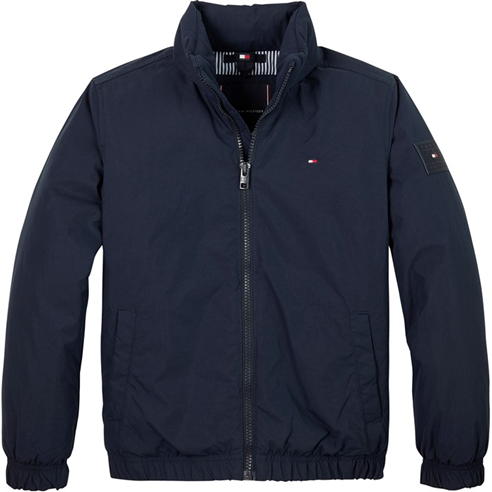 Tommy Hilfiger - Kids'  Logo Patch Long Sleeve Windbreaker