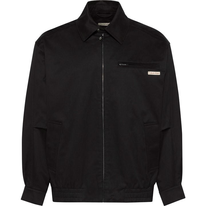 Calvin Klein Jeans Men's Black Ckj Blouson Jkt Sn54 Medium